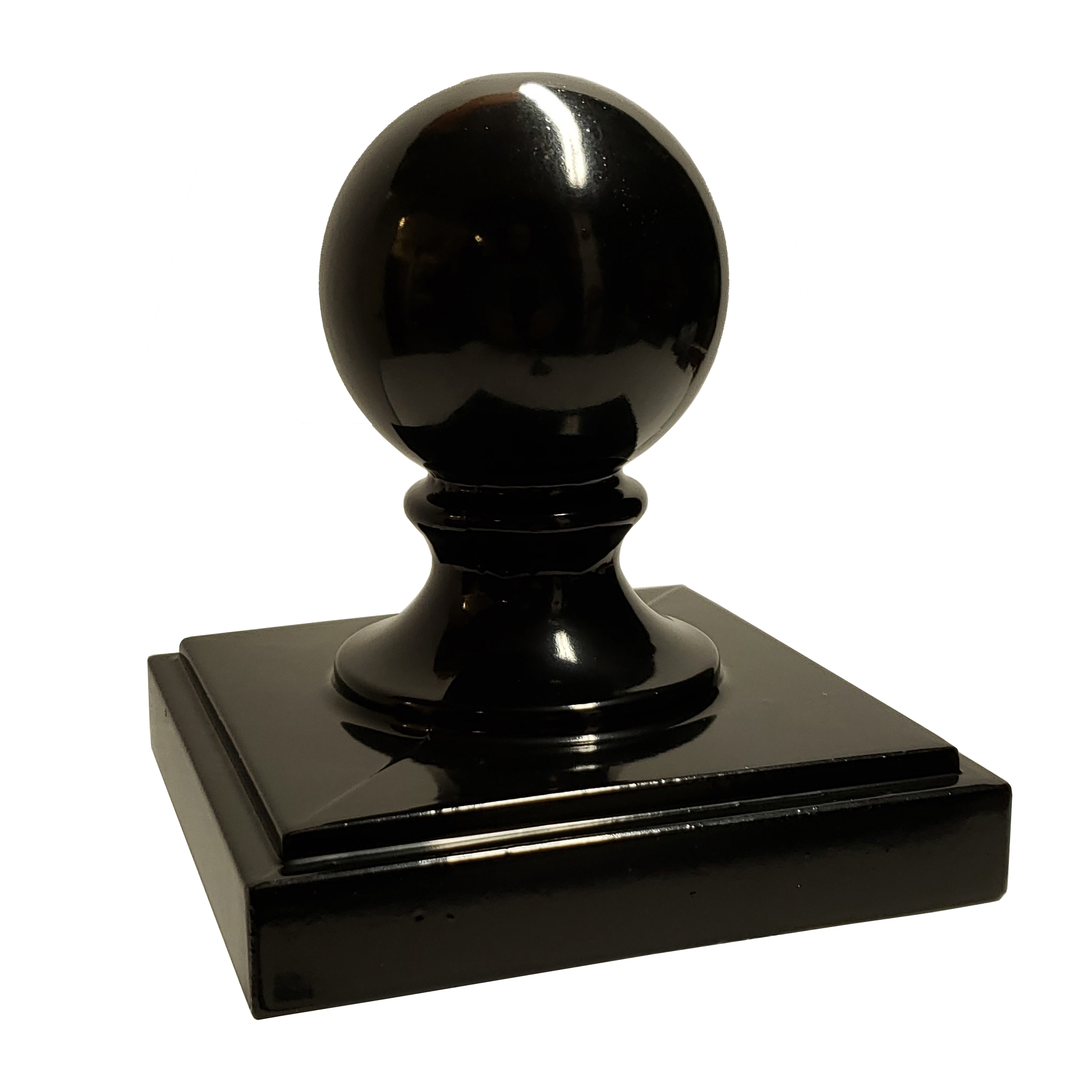 x75mm 4" Posts 3" Metal Ball Finial Post Caps-To fit 75 4" x 100mm 3" & 100 